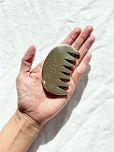 Golden Crown | Kansa Hair + Scalp Comb