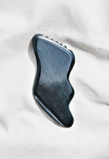 Dark Green Nephrite Jade Gua Sha Stone